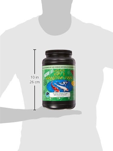 MICROBE-LIFT Fruits and Greens Floating Fish Food Sticks for Ponds, Water Gardens, and Fountains, Safe for Live Goldfish and Koi, 2 Pounds