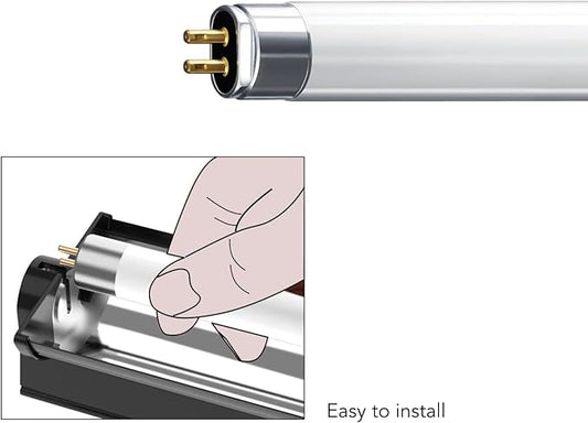 MRREPTILE T5 UVB Reptile Light Bulb – 2-Pack 24W High-Output 10.0 UVB Bulbs for Bearded Dragons, Turtles & Lizards – Liner UVA/UVB Lighting for Basking & Vitamin D3 Synthesis