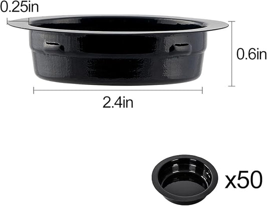 WACOOL Magnetic Reptile Ledge, Acrylic Gecko Feeding Ledge with 6PCS Cups, Reptile Food Water Feeder Dish for Geckos Iguana Chameleon Pets (Cups)