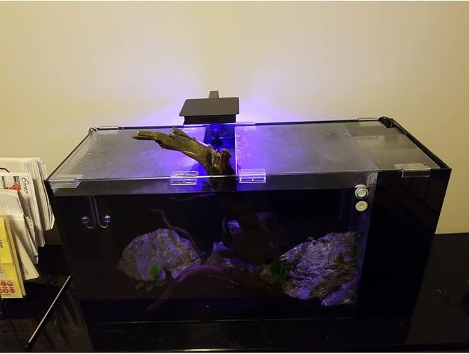 Weilan 18 Pieces Rimless Aquarium Lid Clips 6mm Thick Acrylic Rimless Glass Canopy Clips Holder Fish Tank Cover Support