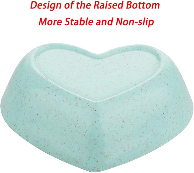 3 Pack Hamster Food Dish Small Cute Shape Food Bowl for Hamster Hedgehog Small Animals (Green, Blue and Pink)