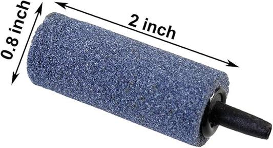 AQUANEAT Aquarium Air Stones 2 inch 12 Pack, Bubble Stone, Aerator Bubble Diffuser, Air Pump Accessories for Aquariums, Fish Tanks, and Hydroponics
