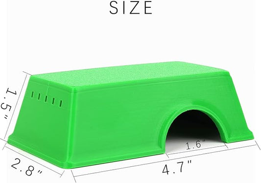 Snake Hide, Leopard Gecko Tank Accessories for Reptile Ball Python Crested Gecko Lizard Bearded Dragon - GreenHideS