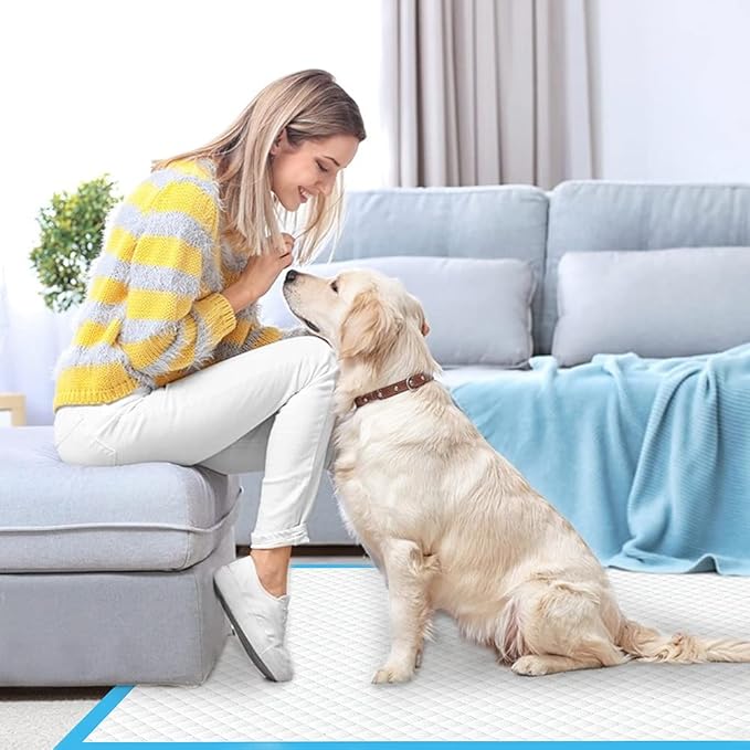 IMMCUTE Extra Large Dog Pee Pads 36"x36"-30 Count | XX-Large Puppy Pee Training Pads Super Absorbent & Leak-Proof | Disposable Pet Piddle and Potty Pads for Puppies | Dogs | Doggie| Cats | Rabbits