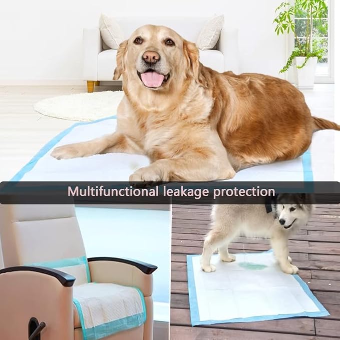 Extra Large Puppy Pads,36"x36" Pee Pads for Dogs,40 Count Training Dog Pee Pads Absorbent & Leak-Proof &Quick Dry,Disposable Pet Potty Pads for House Training Dogs Cats, Rabbits.