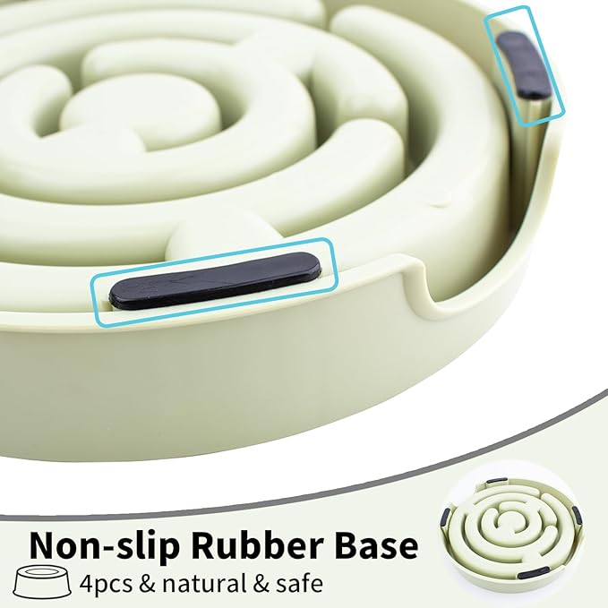 Bearded Dragon Maze Bowls Puzzle, Bearded Dragon Feeding Dish Food Bowl, Reptile Feeding Dish to Slow Down Eating, Worm Dubia Cricket Anti-Escape Food Bowl