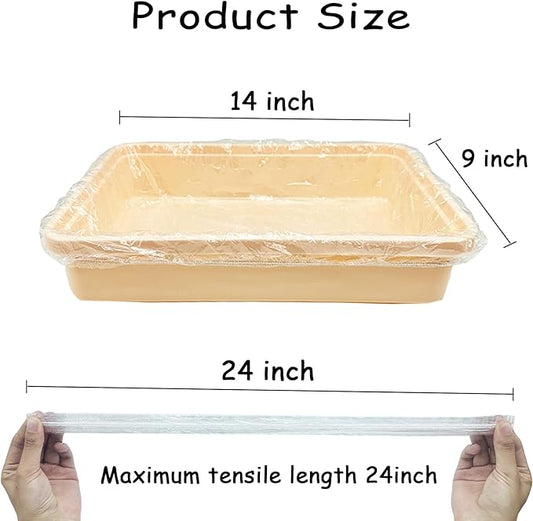 Disposable Plastic Rabbit Cage Liner Guinea Pig Litter Box Liner Small Animal Litter Pan Bags Leak Proof Toilet Film for Bunny Chinchilla Hedgehog Bird