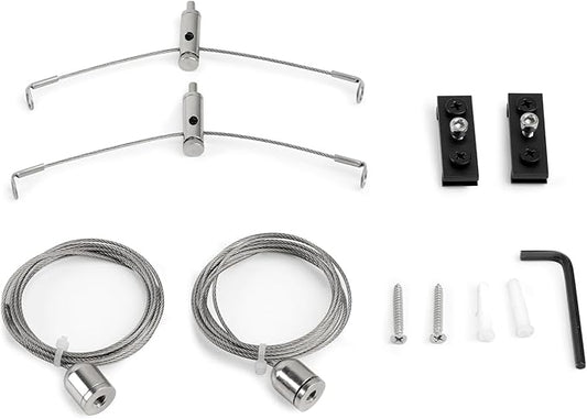 NICREW Reef Light Hanging Kit, Compatible with HyperReef Gen 2 Series and NavaReef Series Lights, 9.8 ft Long