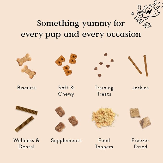 Bocce's Bakery PB + Blueberry Crispies Low-Calorie Wheat-Free Dog Treats, 10 oz