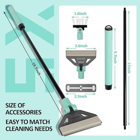 UPETTOOLS Aquarium Algae Scraper Cleaner with 5 Stainless Steel Blades – Fish Tank Glass Cleaning Brush for Easy Tank Maintenance