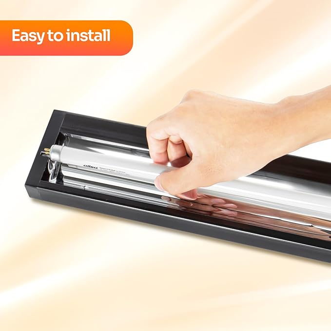 Oiibo T5 HO 10.0 UVB Lamp Bulb 34" L 39 Watts, Reptile UVB Lamp Tube for Bearded Dragon