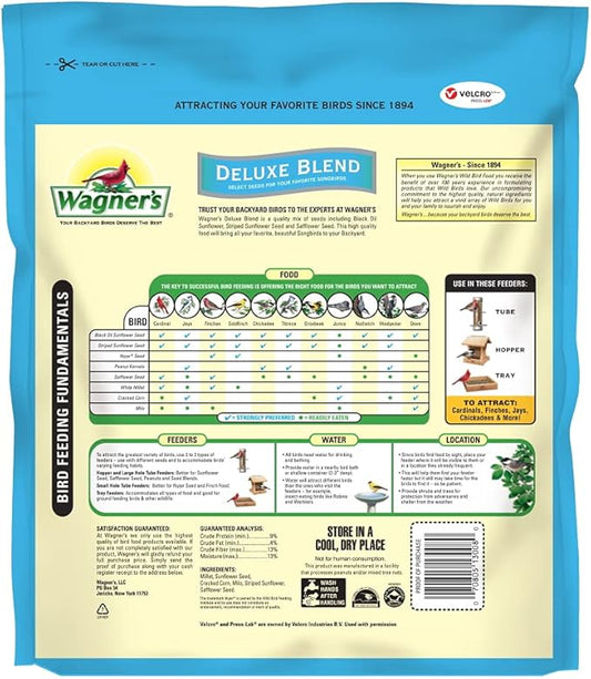 Wagner's 13008 Deluxe Wild Bird Food, 10 lb Bag