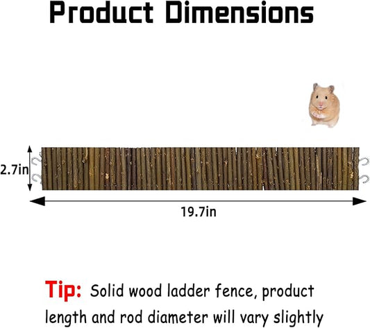 Rat Bendy Long Suspension Bridges Hamster Climbing Ladder Flexible Wooden Bridge for Small Animal Rodents Mouse(1PCS)