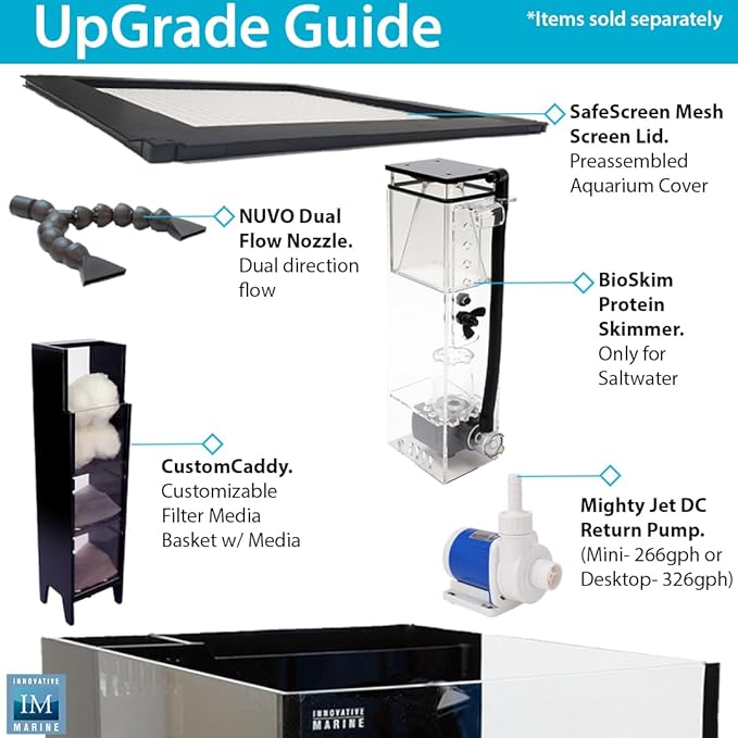 Innovative Marine Starter Kit Aquariums (15 Gallon Cube)