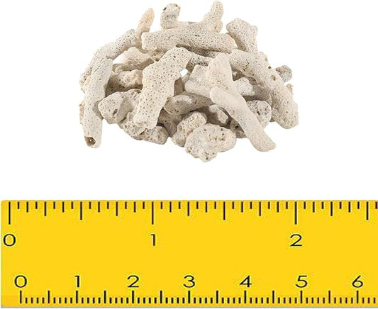 1.1 LB Coral for Fish Tank Filter,Crushed Coral for Aquarium,Pond Filter for Aquarium - Crushed Coral for Freshwater Aquarium,Aquarium Filter, Coral Stones, Each One is Hand Selected
