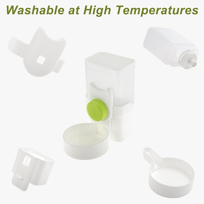 Rabbit Water Bottle, 35oz Large Capacity, Hanging Automatic Food Dispenser, for Small Animals Guinea Pig Ferret Cage Accessories Green