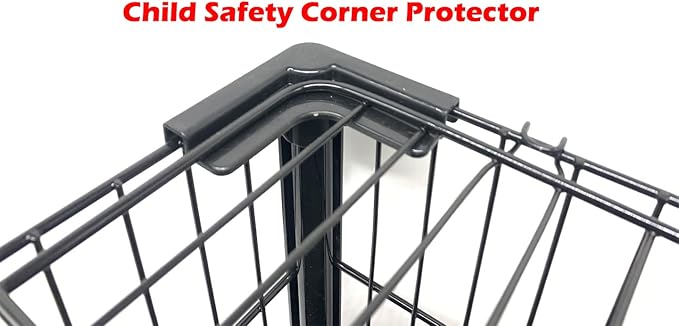 Deluxe 2-Level in/Outdoor Rabbit Hutch Cage for Ferret Squirrel Chinchilla Paw Safe Solid Platform Ramp Mesh Floor Pull Out Leakproof Easy Clean 2-Inch Deep Tray Large Access Doors Lockable Casters