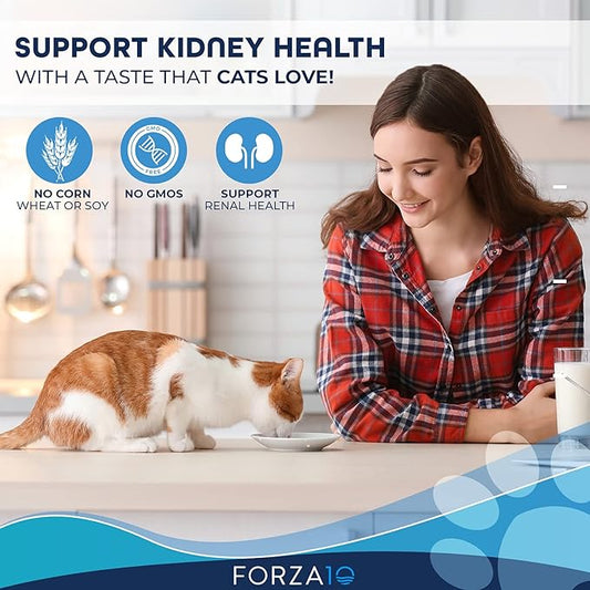 Forza10 Kidney Care Cat Food – Renal Support Wet Cat Food with Lamb, 3.5 oz Cans, 12 Pack – Vet Formulated, Made in Italy