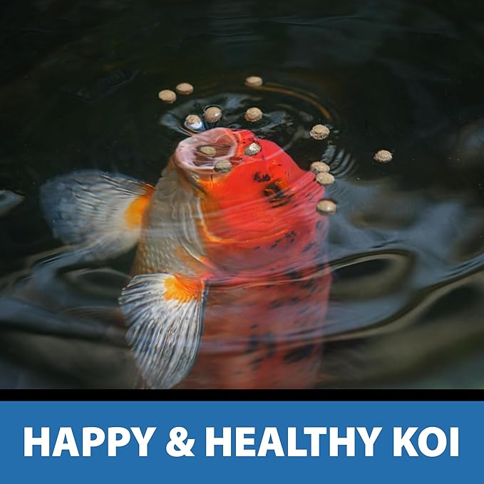 CrystalClear Platinum Fish Food, Premium Floating Pellets for Koi & Goldfish – Boost Growth, Color, and Wellness in Backyard Ponds & Water Gardens, 3mm Pellets, 2.2 Pounds