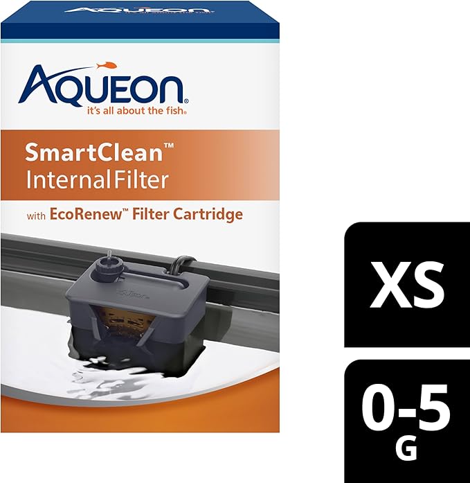 Aqueon QuietFlow Internal Filter with SmartClean Technology, Extra Small