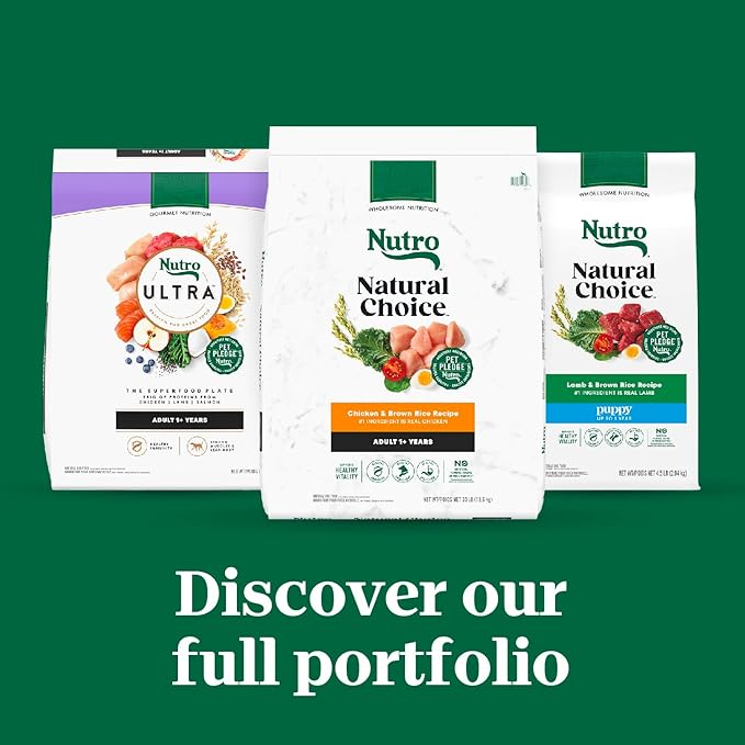 Nutro Natural Choice Adult Large Breed Dry Dog Food, Lamb and Brown Rice Recipe, 36 lbs.