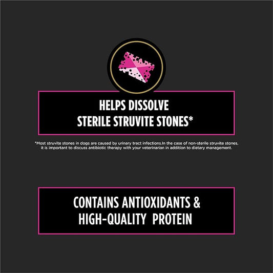 Pro Plan Veterinary Diets Purina UR Urinary Ox/St Canine Formula Dog Food Dry Kibble - 25 lb. Bag