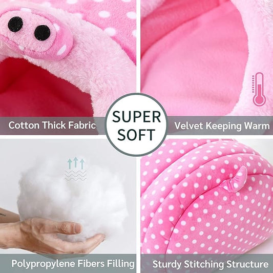 JanYoo Chinchilla House Ferret Bed Accessories Tunnel Pouch for Hedgehog Supplies