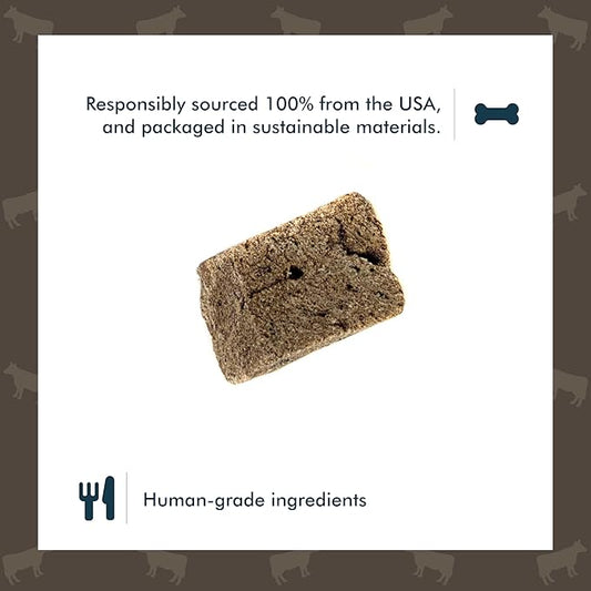 King Lou Pets - Beef Liver Dog Treats - Freeze Dried Liver Treats For Dogs and Cats - USA-Made Dog and Cat Treats - Rich in Iron, Vitamins and Nutrients For Immune Health - 1 lb Prior to Freeze-Drying