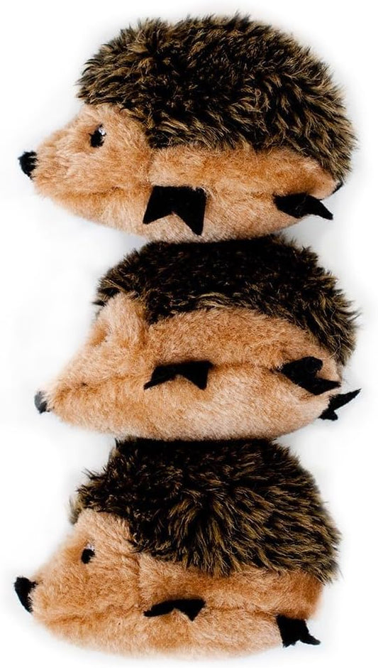 ZippyPaws Burrow Replacement Miniz - Interactive Dog & Puppy Toys for Boredom, Stimulating Pet Products to Keep Them Busy, Plush Refills for Hide & Seek Puzzle, Squeaky Toy for Enrichment - Hedgehogs