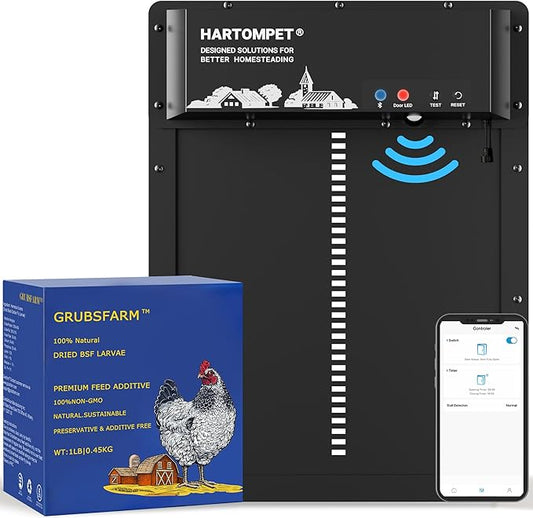 Premium Chicken Treats 1LB - Non-GMO & 85X More Calcium Than Meal Worms - Molting & Laying Supplement - BSF Larvae Treats for Layer Hens, Ducks Wild Birds