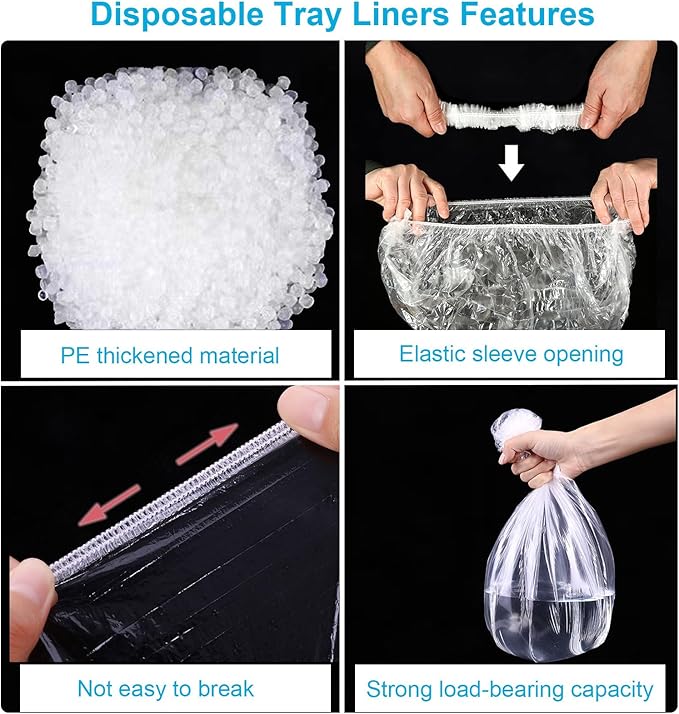 Disposable Small Animal Cage Liners, 50 PCS Rabbit litter box Liners Pet Tray Film Liner Bags Pet Toilet film Cover for Bunny Bird Chinchilla Hedgehog Hamster Ferret (28 in)