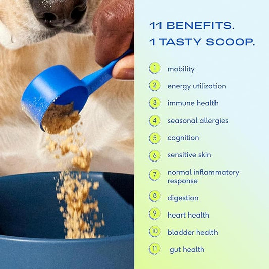 Native Pet The Daily Dog Supplement (30 Scoops) and Goat Milk Powder for Dogs and Cats (60 Scoops).- 11-in-1 Multivitamin and Food Topper to Support a Healthy Digestive System