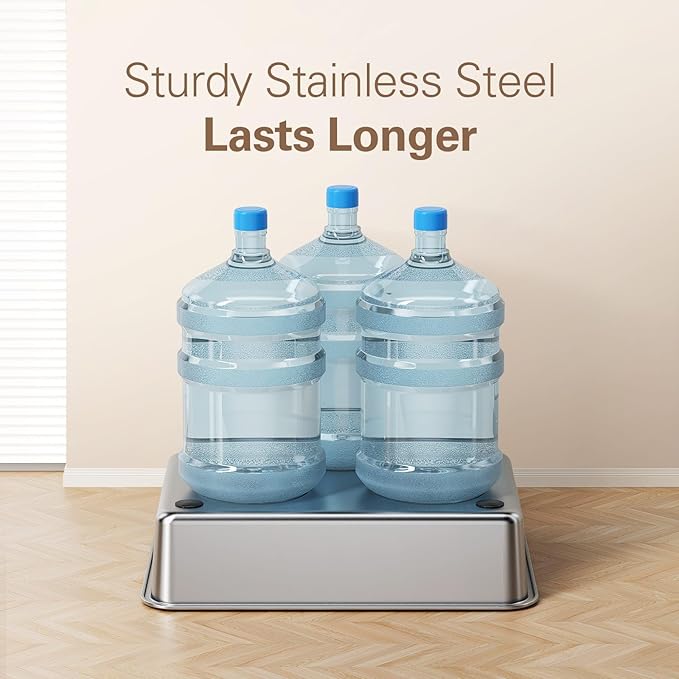 Zarler Stainless Steel Litter Box with Lid, Extra Large Cat Litter Boxes, XL Large Metal Litter Box for Big Cats with High Sided, White (Non-Sticky, Easy to Clean, Anti-Urine Leakage)