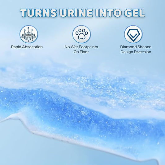 Boscute 4XL Thicken 6 Layers Ultra Absorbent Dog Pee Pads, 31”X47”Leak-Proof Odor-Control Quick Dry Puppy Training Pads Quick Dry Pee Pads for Dogs Cats Pets