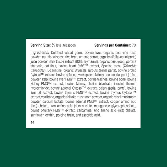 Standard Process Inc. Canine Whole Body Support - Multisystem Support Supplement for Canines - Nutritional Powder for Daily Health Maintenance - Multisystem Supplement Formula - 100 g
