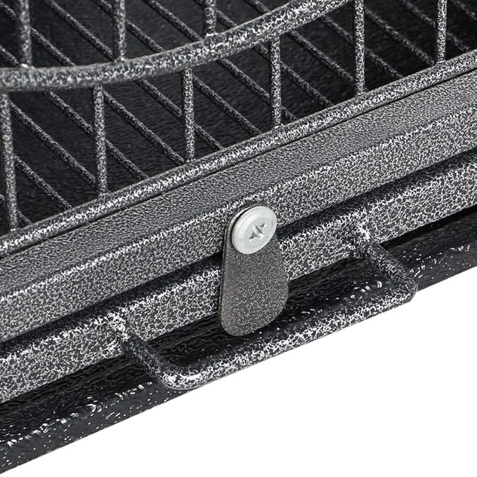 Yaheetech 52-inch Ferret Cage 6 Level Metal Rat Cage with 3 Front Doors/Feeder/Wheels Small Animal Cage for Ferret/Chinchilla/Bunny/Rabbit/Squirrel, Black