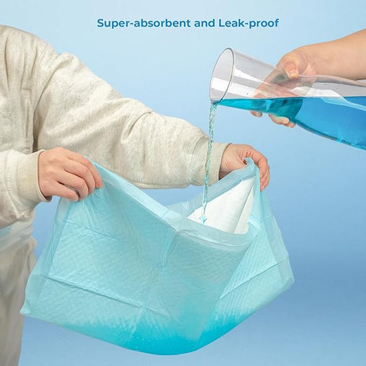 Best Pet Supplies Puppy Pads - Disposable, Dog Training Potty, Super Absorbent Baby Blue Puppy Pee Pads for Dogs (300 Count)