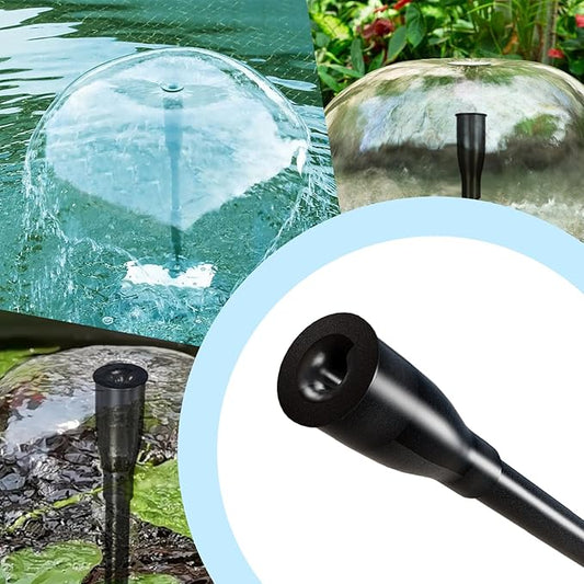 15W 200 GPH Submersible Fountain Pump with LED Light, Ultra Quiet Adjustable Water Pump (800L/H) for Water Feature, Hydroponics, Garden, Pond, Aquariums, Fish Tanks, Indoor Outdoor Fountain