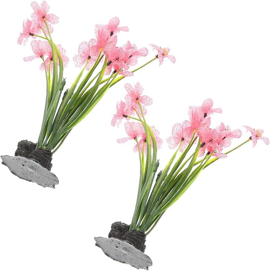 NOLITOY 6 Pcs Aquatic Plant Fish Tank Small Fish Tank Plant Decoration Decorative Aquarium Compact Aquarium Realistic Decor Realistic