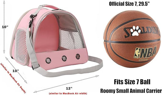 2-Pack Guinea Pig Carrier and Playpen Set - Breathable Pet Playpen Pop Open Outdoor/Indoor Exercise Fence, Portable Small Animal Backpack for Bearded Dragon, Rabbits, Hamster, Chinchillas