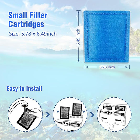 9-Pack Aquarium Filter Replacement Cartridges for Marineland Rite-Size C & Aqua-Tech EZ-Change #3,Fit for PRO Power Filters 200/275/350/375