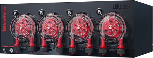 Red Sea ReefDose 4 Head Wireless Dosing Pump for Supplements, Foods & Trace Elements in Saltwater Aquariums | ReefBeat App Controlled Reef Marine