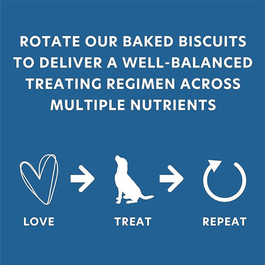 Body and Soul Peanut Butter + Apple Dog Treats – Baked Superfood Biscuits with Oats, Barley & Quinoa –All-Natural, No Fillers – Crunchy Daily Dog Treats, Made in USA, 10oz