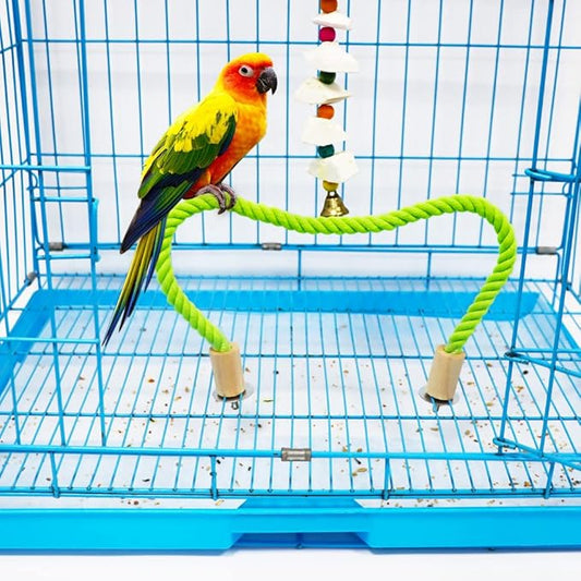 DQITJ 60 Pcs Thicken Large Size Bird Cage Liner Papers Disposable Bird Cage Liners Precut Absorbent Pet Cages Cushion for Bird Parrot (23 inch x 11 inch)