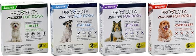 Provecta® Advanced for Dogs (XL) Over 55 lbs – 4 Mos/Box