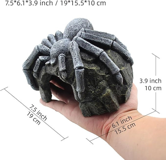 Reptile Rock Cave Hideouts Terrarium Habitat Decor Gecko Tank Accessories for Fish, Reptiles, Amphibians,Frogs, Snakes,Lizards,Shrimps, Spiders and Small Animals Crab