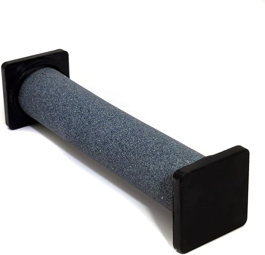 ALEGI 6 inch Aquarium Air Stone Cylinder Bubbler with Plastic Shield for Hydroponic, Fish Tank