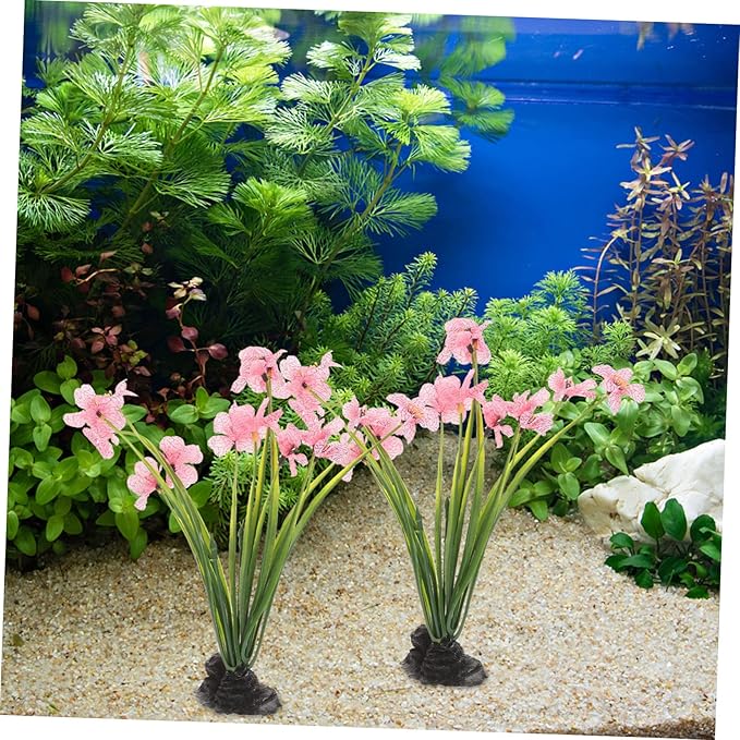 NOLITOY 6 Pcs Aquatic Plant Fish Tank Small Fish Tank Plant Decoration Decorative Aquarium Compact Aquarium Realistic Decor Realistic
