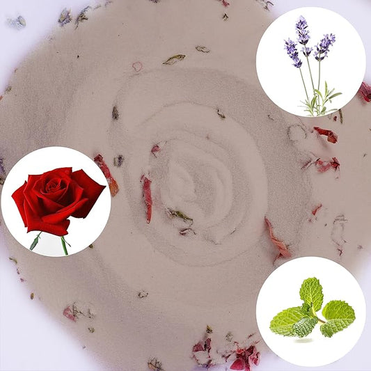 DR.DUDU Hamster Bath Sand, 2.8lb Dust Free Desert Sand or Potty Litter Sand for Hamster Chinchillas Gerbil Syrian Mice Small Animals (Beige, Flower Smell)