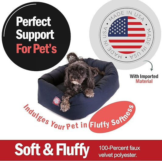 Majestic Pet 24 inch Blue Bagel Dog Bed Products